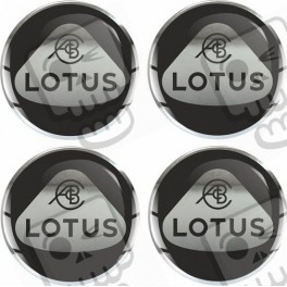 LOTUS Wheel centre Gel Badges Autocollant x4