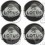 LOTUS Wheel centre Gel Badges Adesivi x4 (Prodotto compatibile)
