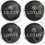 LOTUS Wheel centre Gel Badges Adesivi x4 (Prodotto compatibile)