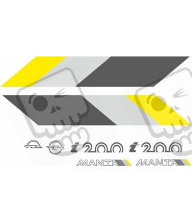 Opel Manta B i200 full restoration Stickers decals