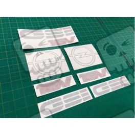Opel Kadett E GSi 16 Valve restoration decals