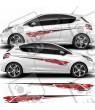 Peugeot 208 side stripes autocollant