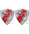 Opel Racing Wing / Panel Badges 80mm Aufkleber