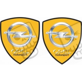Opel Motorsport Wing Panel Badges 80mm Stickers