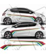 Peugeot 208 PTS Rallye Stripes adesivi