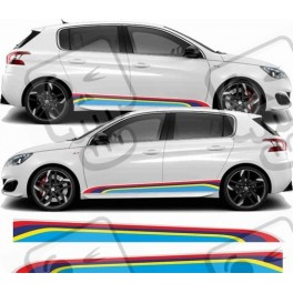 Peugeot 308 PTS Rallye Stripes autocollant