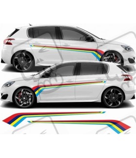 Peugeot 308 PTS Rallye Stripes adesivi
