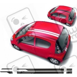 Citroen C1 / Peugeot 107 OTT Stripes stickers