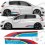 Peugeot 308 PTS Rallye rear Stripes decals (Compatible Product)