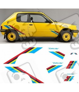 Peugeot 205 Rallye stickers (Compatible Product)