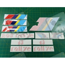 Peugeot 205 Rallye decals
