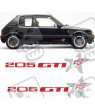 Peugeot 205 Rallye adesivos