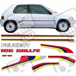 Peugeot 106 Rallye Stripes stickers