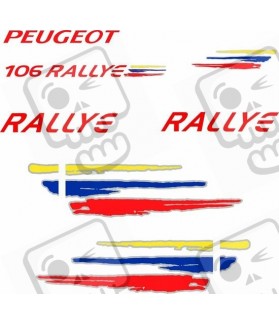 Peugeot 106 Rallye Stripes adesivos (Produto compatível)
