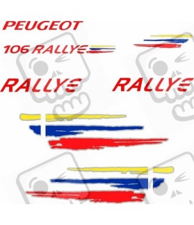 Peugeot 106 Rallye Stripes decals