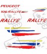 Peugeot 106 Rallye Stripes adhesivos