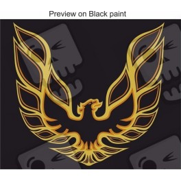 Pontiac Trans AM 1970's style 34" Bonnet Autocollant