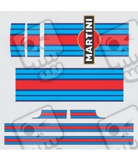 PORSCHE 991 Martini over the top & side Stripes AUFKLEBER (Kompatibles Produkt)