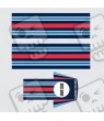 PORSCHE 911MARTINI Stripes AUFKLEBER