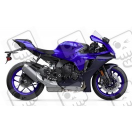Yamaha YZF-R1 YEAR 2020 BLUE-BLACK adesivi