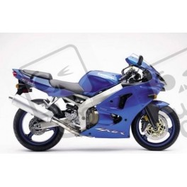 KAWASAKI ZX-6R YEAR 2002 BLUE AUFKLEBER