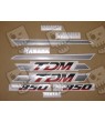 YAMAHA TDM 850 YEAR 1991 STICKERS