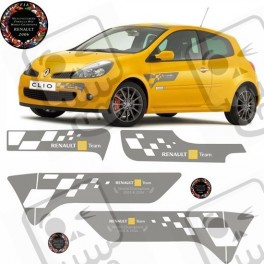 Renault Clio R27 R.S. F1 Team Stripes ADESIVI