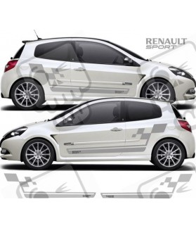 Renault Clio SPORT Stripes DECALS (Compatible Product)