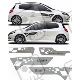 Renault Clio R27 Team Stripes ADESIVI