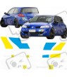 Renault Megane Renault Megane R26 F1 Team Stripes DECALS