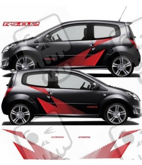 Renault Twingo RS CUP Stripes STICKERS (Compatible Product)