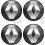 RENAULT Wheel centre Gel Badges adesivos x4 (Produto compatível)