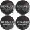 RENAULT Wheel centre Gel Badges Autocollant x4 (Produit compatible)