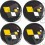 RENAULT Wheel centre Gel Badges Aufkleber x4 (Kompatibles Produkt)
