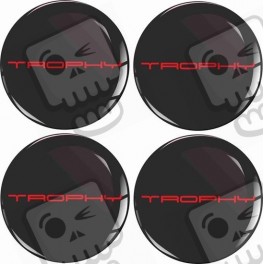 RENAULT Wheel centre Gel Badges adesivos x4