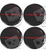 RENAULT Wheel centre Gel Badges adesivos x4
