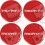 RENAULT Trophy Wheel centre Gel Badges Autocollant x4 (Produit compatible)