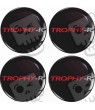 RENAULT Trophy Wheel centre Gel Badges Autocollant x4