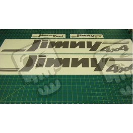 Suzuki Jimny 4x4 side and rear DECALS