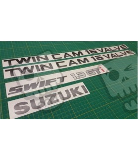 Suzuki Swift 1.3 GTi Twin Cam 16 Valve DECALS (Compatible Product)