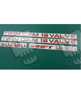 Suzuki Swift 1.3 GTi Twin Cam 16 Valve ADESIVOS