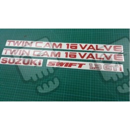Suzuki Swift 1.3 GTi Twin Cam 16 Valve ADESIVOS