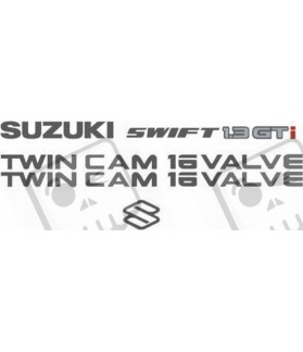 Suzuki Swift 1.3 GTi STICKERS (Compatible Product)