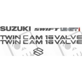 Suzuki Swift 1.3 GTi Twin Cam 16 Valve ADESIVOS