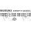 Suzuki Swift 1.3 GTi ADHESIVOS (Producto compatible)