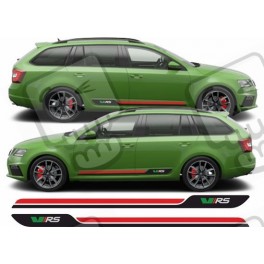 Skoda Octavia VRS side Stripes AUFKLEBER