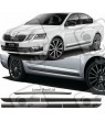 Skoda Octavia 2013-2016 side Stripes AUFKLEBER