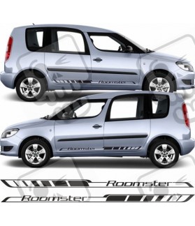 Skoda Roomster side Stripes AUFKLEBER (Kompatibles Produkt)
