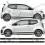 Wolskwagen UP GTI side Stripes DECALS (Compatible Product)