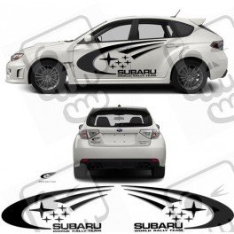 SUBARU Impreza side & rear SWRT AUTOCOLLANT